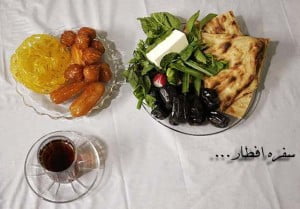 سفره افطار