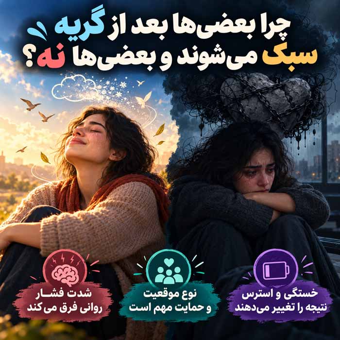 آیا اشک ریختن فایدهای هم دارد؟؛ تأثیر گریه بر چشم و احساسات؛ فواید و محدودیتهای آن چرا بعضیها بعد از گریه سبک میشوند و بعضیها نه؟