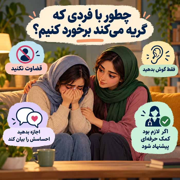 آیا اشک ریختن فایدهای هم دارد؟؛ تأثیر گریه بر چشم و احساسات؛ فواید و محدودیتهای آن چطور با فردی که گریه میکند برخورد کنیم؟