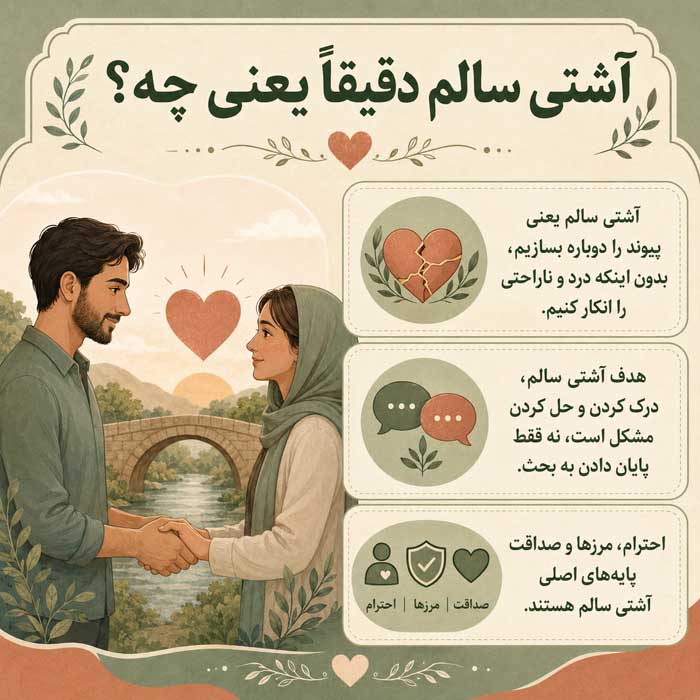 آشتی سالم دقیقاً یعنی چه؟