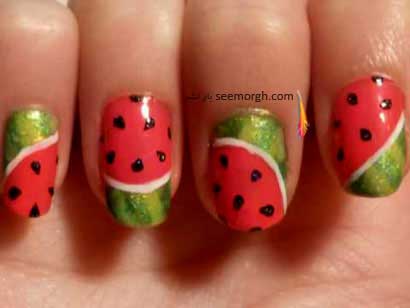 نحوه تزئین ناخن مخصوص شب یلدا