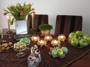 چند مدل از چیدمان وسایل سفره هفت سین