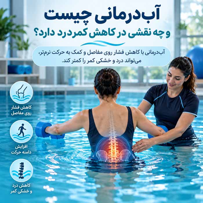 آب‌درمانی چیست و چه نقشی در کاهش کمردرد دارد؟
