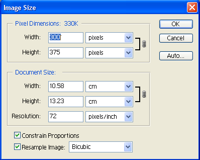 نحوه تغییر سایز عکس در فوتوشاپ