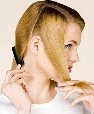 آموزش تصویری بافت موی یک طرفه