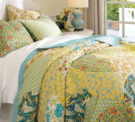 مدل جدید روتختی و ملحفه با طرح بهاری