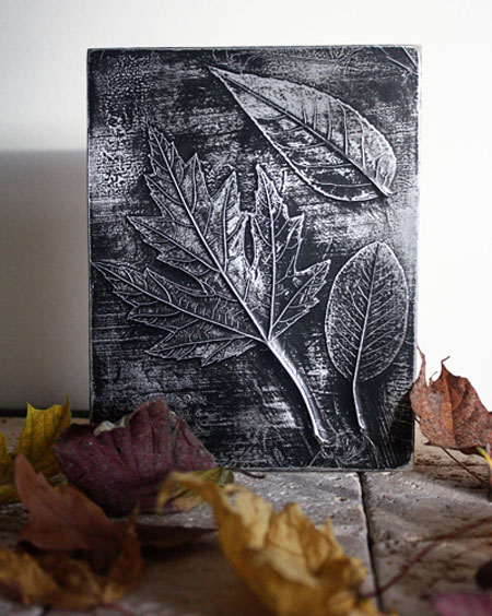 نحوه ساخت تابلو برجسته با شکل برگ