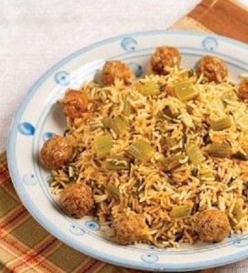 کرفس پلو طرز تهیه و مواد لازم