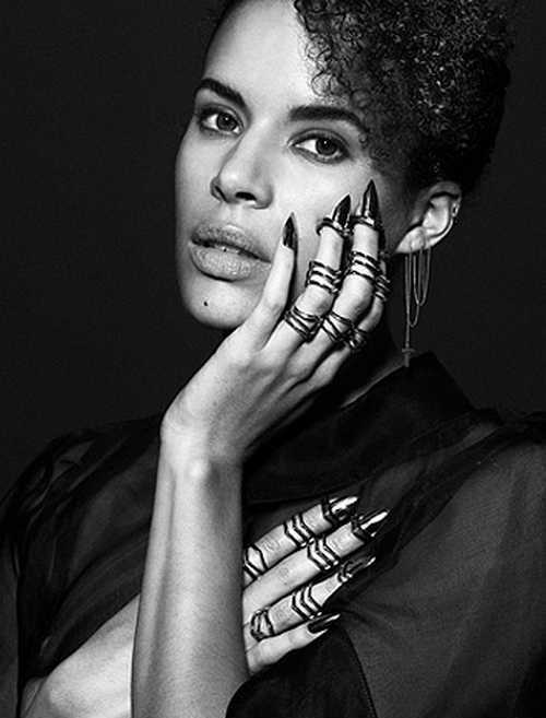 مدل های مانیکور ناخن به صورت فلزی