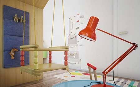 مدل دکوراسیون با بافت گرم و جذاب