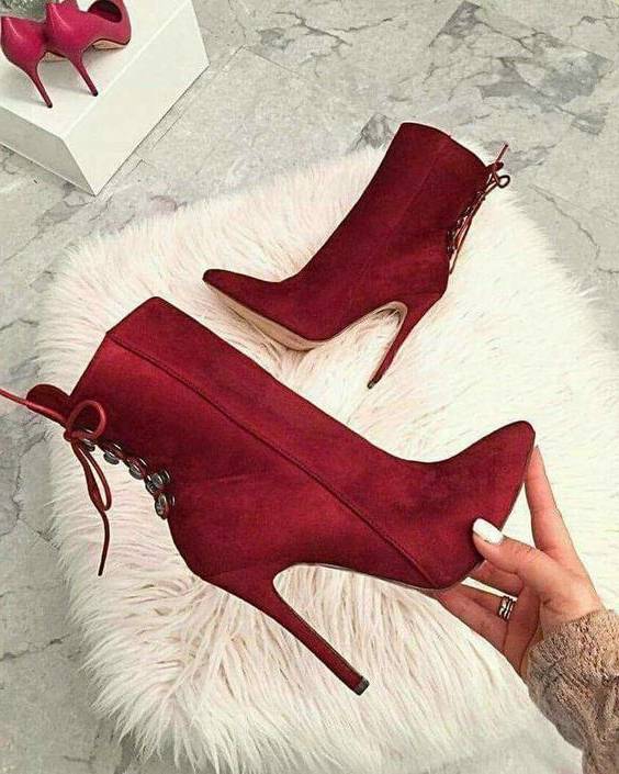 مدل پوتین مجلسی پاشنه بلند