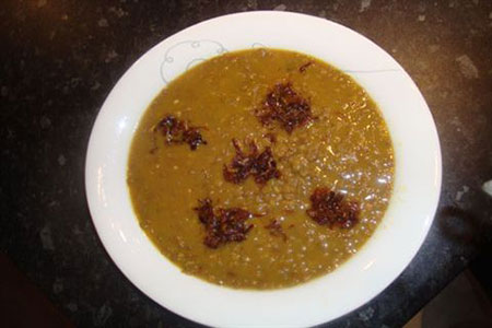 عدسی برای صبحانه و میان وعده