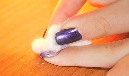 مدل لاک ناخن دو رنگه زیبا