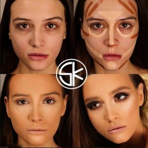 مدل آرایش برای پنهان کردن خستگی صورت