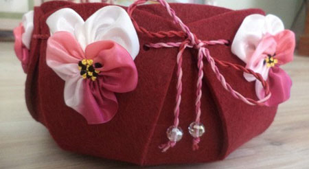 آموزش تصویری ساخت سبد تزیینی + آموزش مرحله به مرحله ساختن سبد برای هدیه