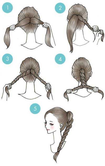 آموزش شینیون ساده دخترانه و زنانه