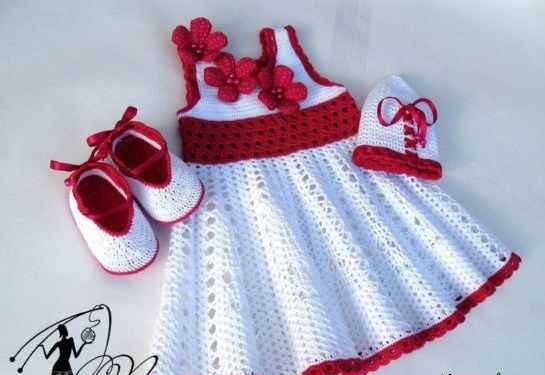 ست های لباس و کلاه بافتنی دخترانه زیبا ست های لباس و کلاه بافتنی دخترانه زیبا