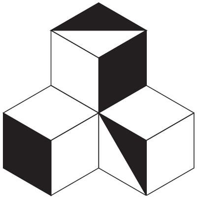 تست هوش پیدا کردن درصد سطوح رنگ شده مکعب ها