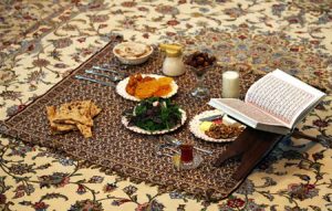 عکس هایی از تزیین سفره افطار ماه رمضان