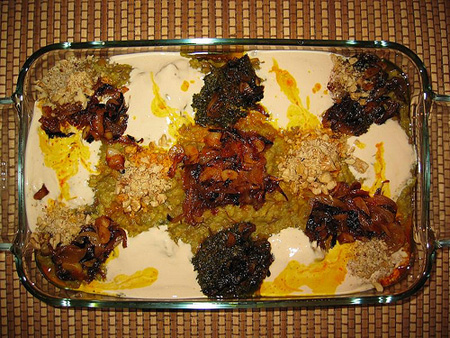 عکس های زیبا از تزیین حلیم بادمجان