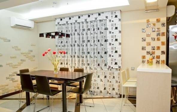 عکس های زیباترین مدل پرده آشپزخانه