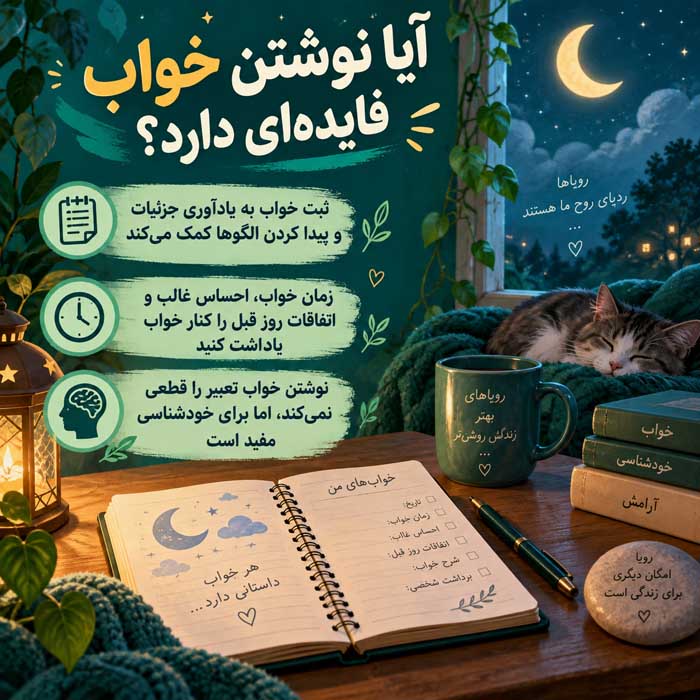 آیا نوشتن خواب فایده‌ای دارد؟