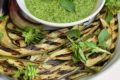 طرز تهیه بادمجان با سس پستو