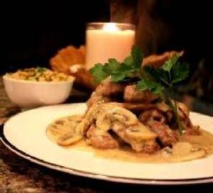 طرز تهیه خوراک زبان با سس قارچ