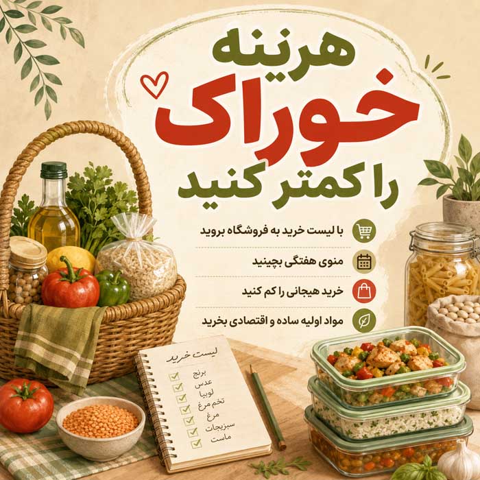 هزینه خوراک را کمتر کنید