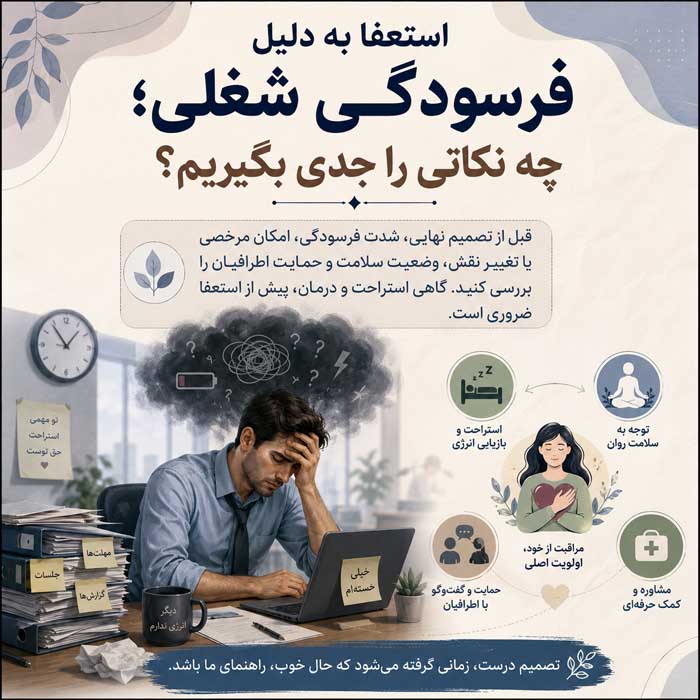 چه موقع از کار استعفا بدهیم؟ نشانههای زمان مناسب استعفا و راه خروج حرفهای استعفا به دلیل فرسودگی شغلی؛ چه نکاتی را جدی بگیریم؟