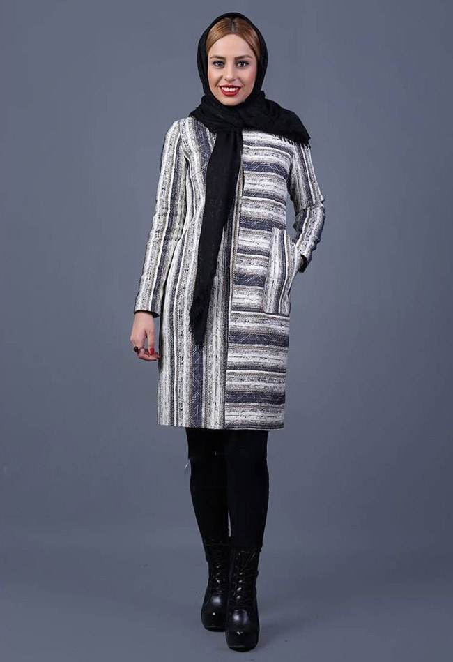 مدل مانتو زمستانی شیک و زیبای برند Chomas