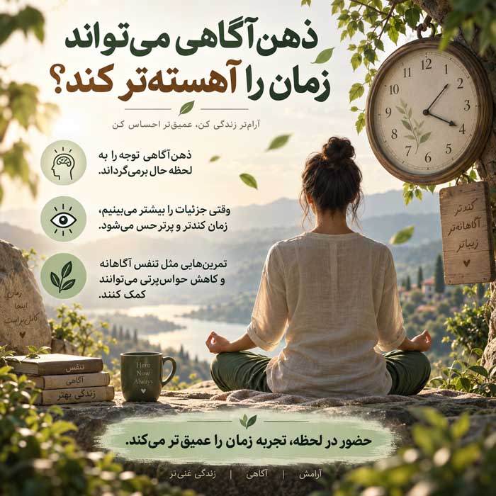 چرا هرچه سن بالاتر میرود زمان زودتر میگذرد؟؛ نقش حافظه و توجه؛ علم ادراک زمان چه میگوید؟ ذهنآگاهی میتواند زمان را آهستهتر کند؟