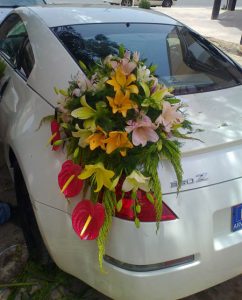 عکس هایی از تزیینات شیک ماشین عروس