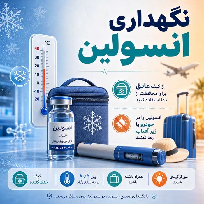 نگهداری انسولین در سفر