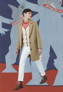 مدل های لباس اسپرت مردانه برند Maison Kitsune