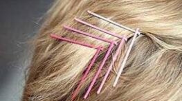 عکس های تزیین و مدل مو با سنجاق سر