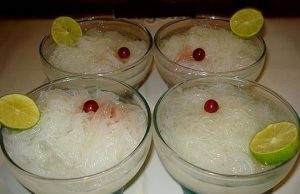 طرز تهیه فالوده با نودل برنج چینی + فالوده خوشمزه و بدون دردسر