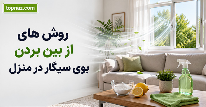 روش های از بین بردن بوی سیگار در منزل