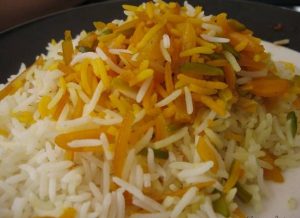 طرز تهیه پلو پوست پرتقال با طعمی خاص و خوشمزه
