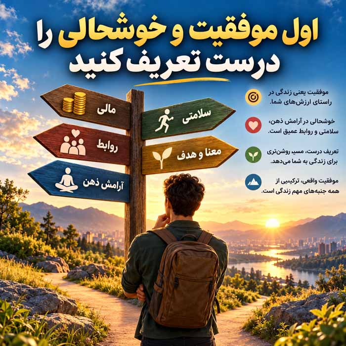 عادتهای خوب روزانه افراد موفق و خوشحال؛ رفتارهای ساده برای پیشرفت و رضایت بیشتر اول موفقیت و خوشحالی را درست تعریف کنید