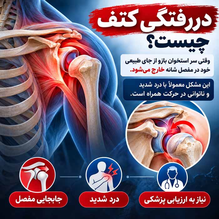 دررفتگی کتف دقیقاً چیست؟