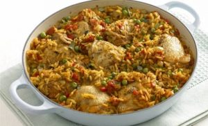 طرز تهیه پاپیای مرغ Paella غذای اسپانیایی