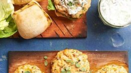 طرز تهیه برگر سالمون یونانی