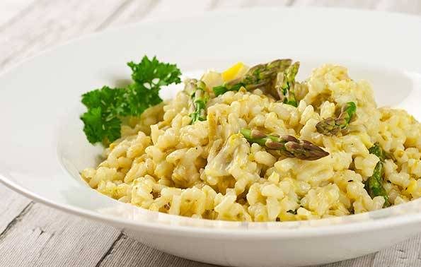 طرز تهیه ریسوتو با مارچوبه لیمویی