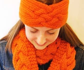 آموزش بافتن شال گردن به شکل مارپیچ