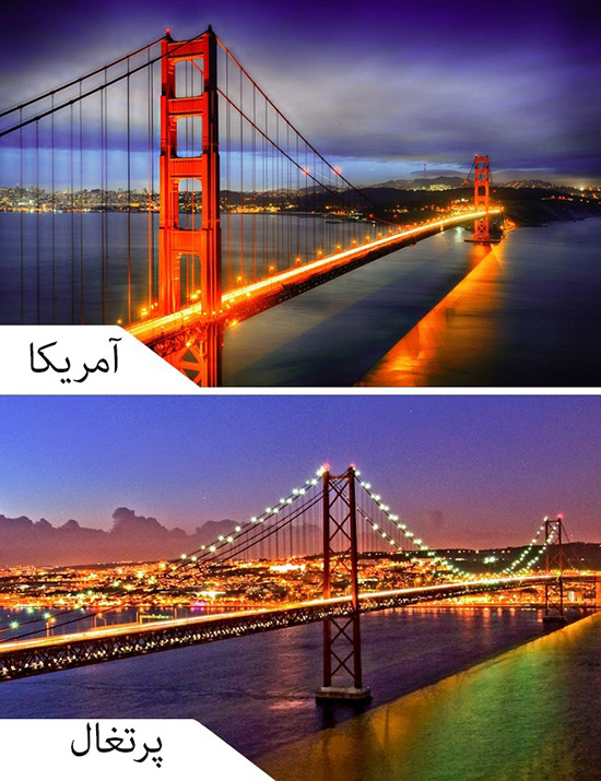 عکس های جالب از کپی مکان های تاریخی معروف در سراسر جهان