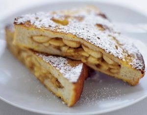 طرز تهیه تست فرانسوی شکم پر طرز تهیه تست فرانسوی شکم پر