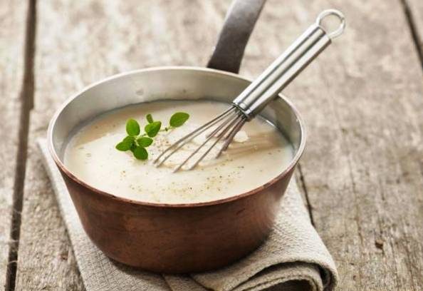 طرز تهیه سس خامه با مایکروفر