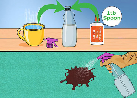 نحوه تمیز کردن لکه شکلات و آبنبات از روی لباس و فرش نحوه تمیز کردن لکه شکلات و آبنبات از روی لباس و فرش