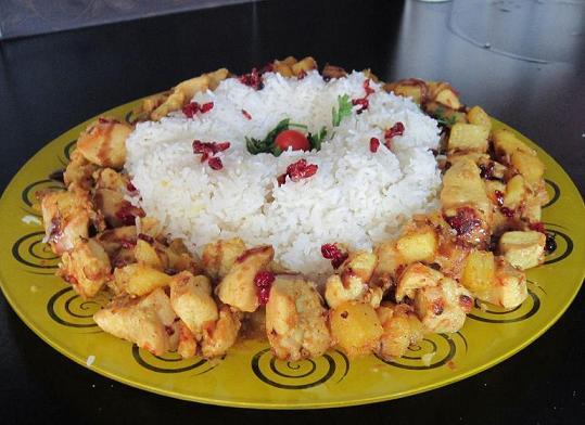 طرز تهیه پلو مرغ بهشهری غذای محلی خوشمزه